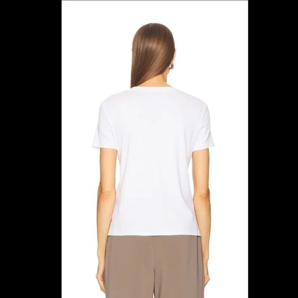 Enza Costa Supima Cotton Essential Short Sleeve Tee - Picture 3 of 12